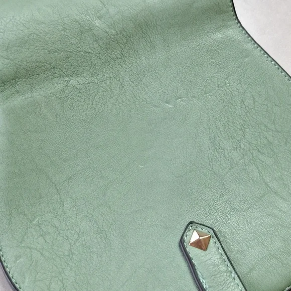 Silk Sparrow Studded   Crossbody Purse Sea Green - Picture 12 of 13